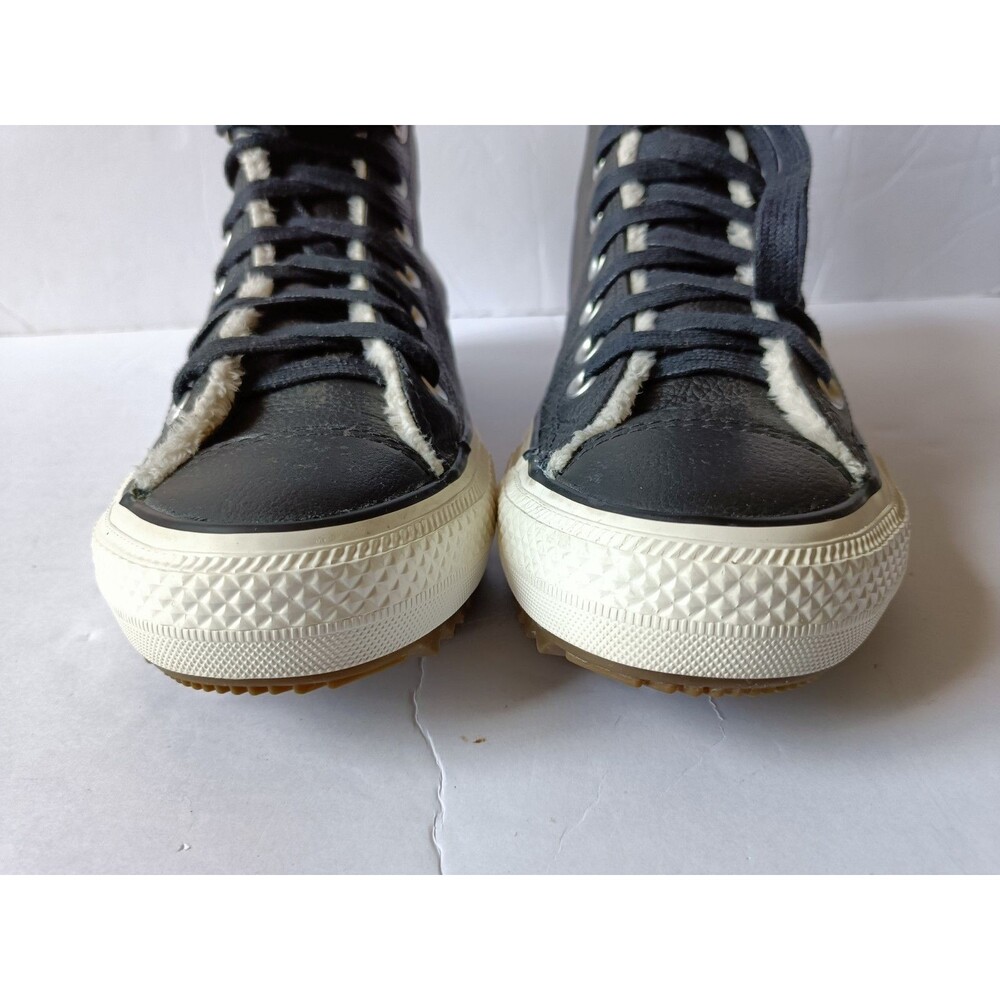 Converse CTAS Leather Faux Fur Hiker Boot Hi-Top Women's Shoes Size 9 - Picture 3 of 11